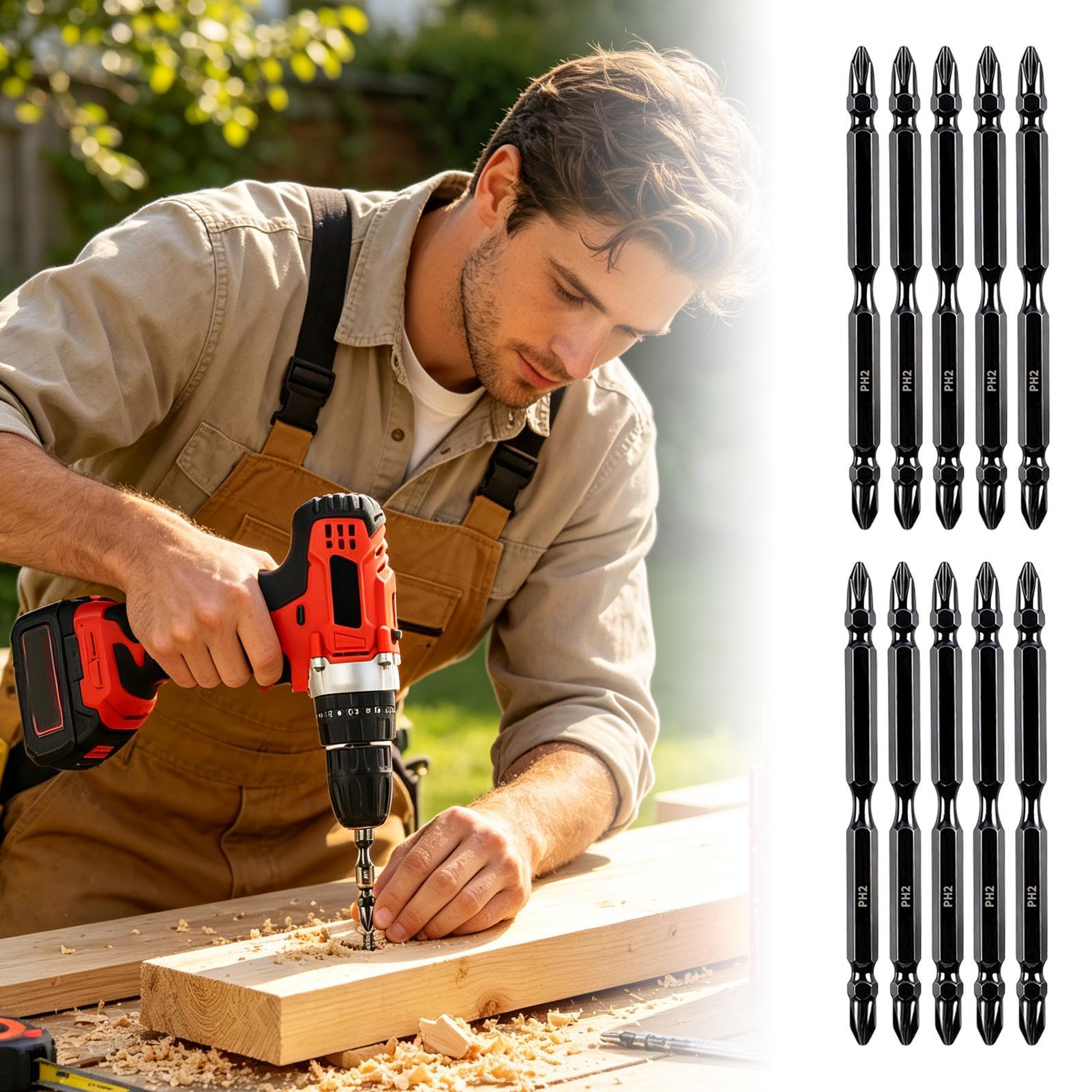Drill Bits - Brocas magnéticas de doble punta, juego