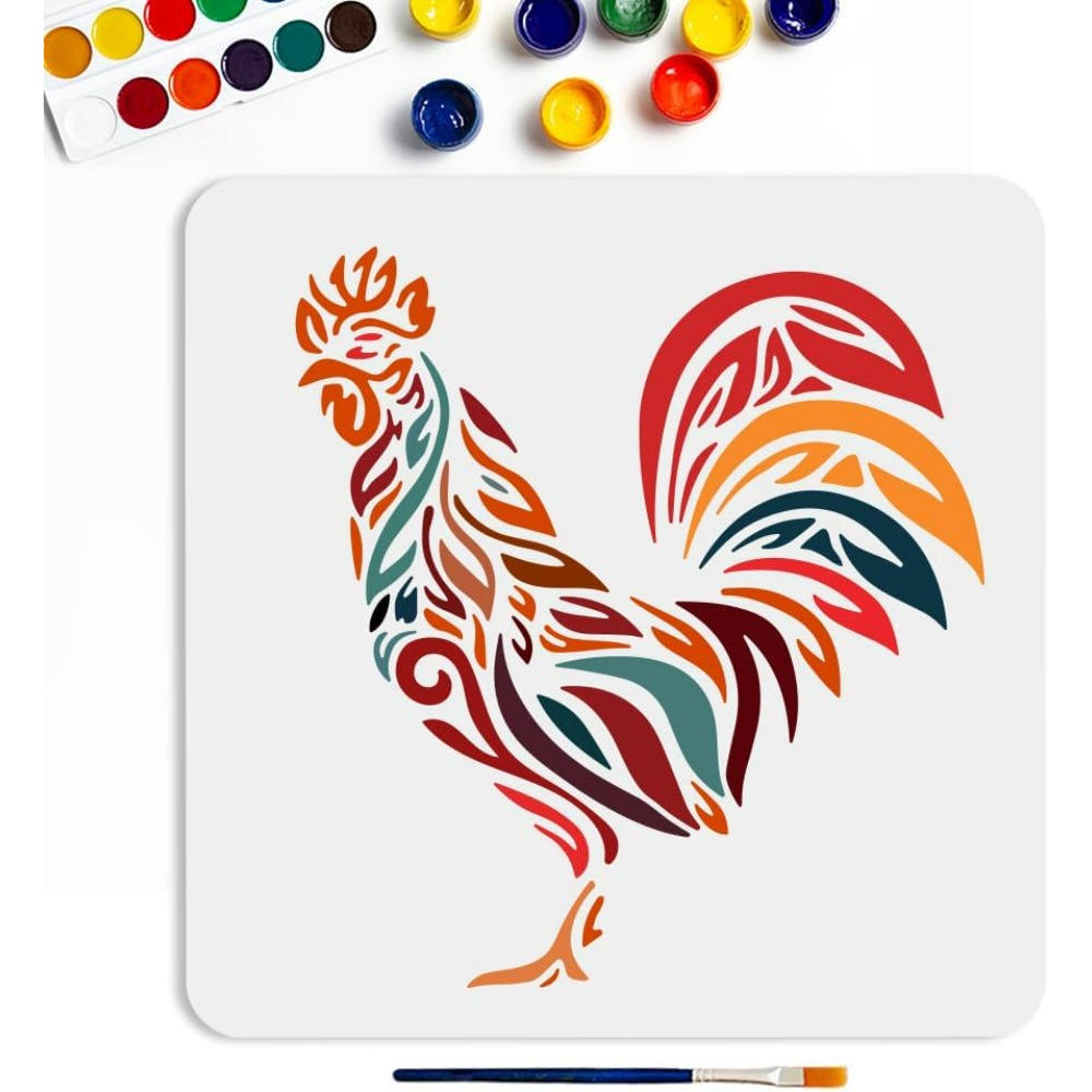 Paint Brush - Plantilla de pollo, plantilla grande de