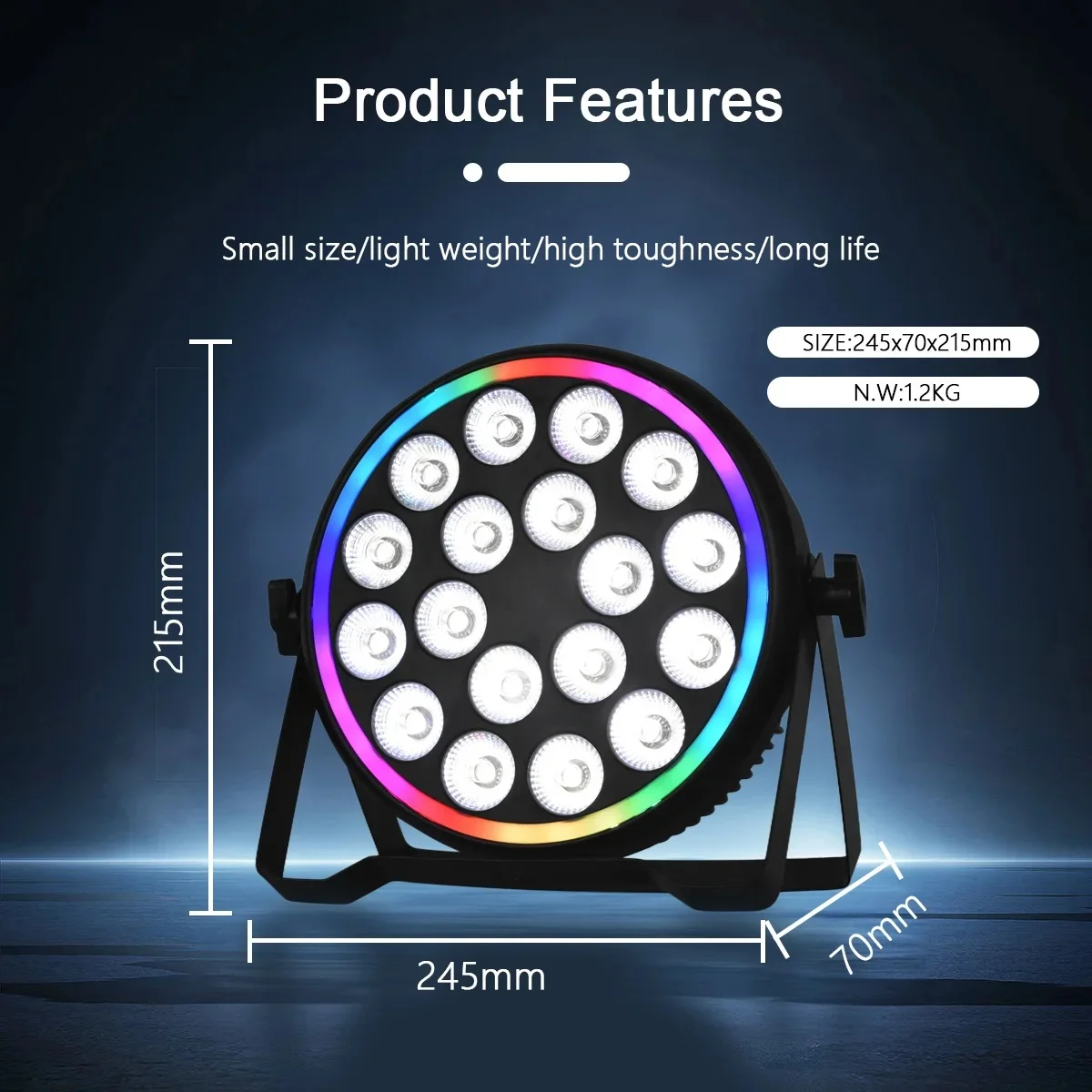 Led Strip Lights - Luces LED Par RGBW 4 en