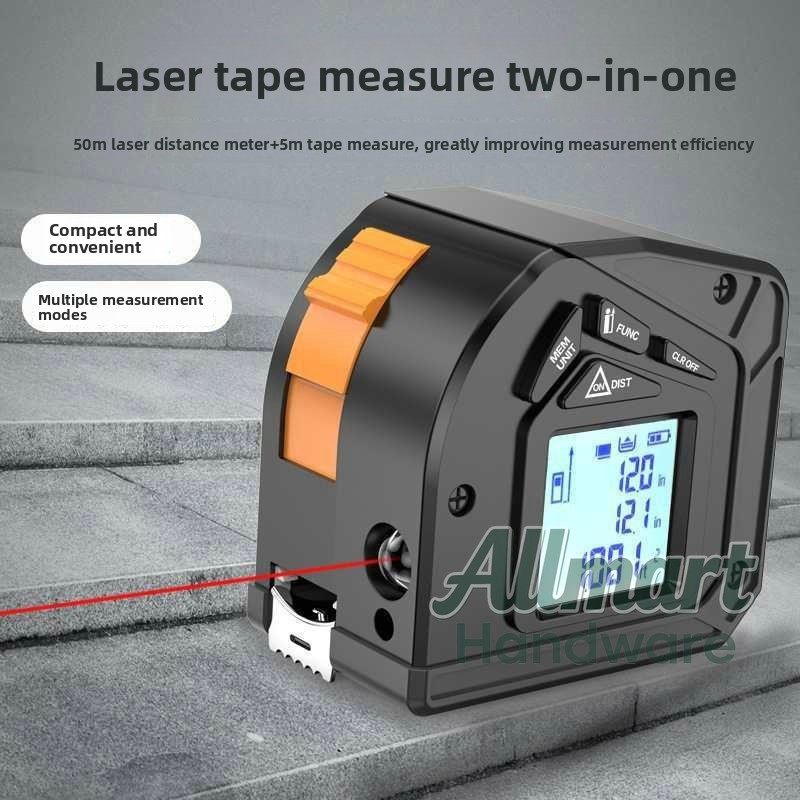 Telémetro Láser de 50m con Cin - Tape Measure reseña y precio