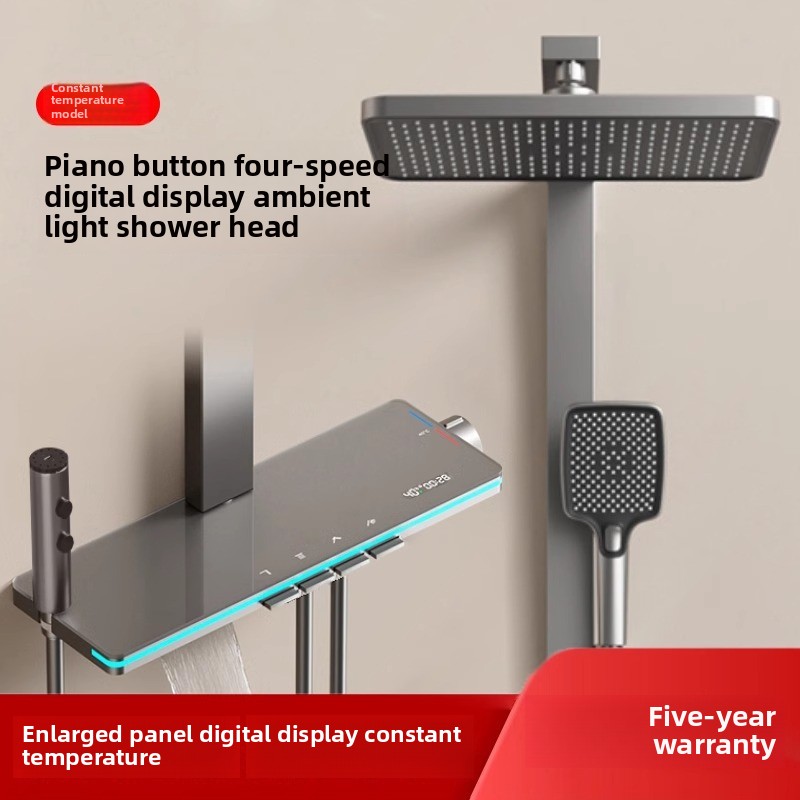 Calentador de baño con pantall - Faucet reseña y precio