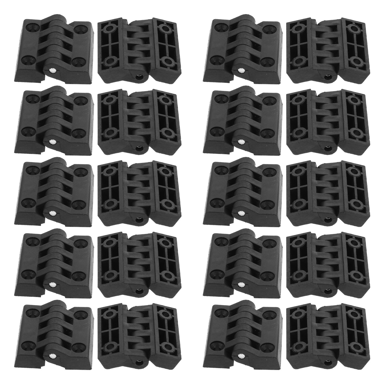 20 piezas de bisagras de plást - Cabinet Hinges reseña y precio