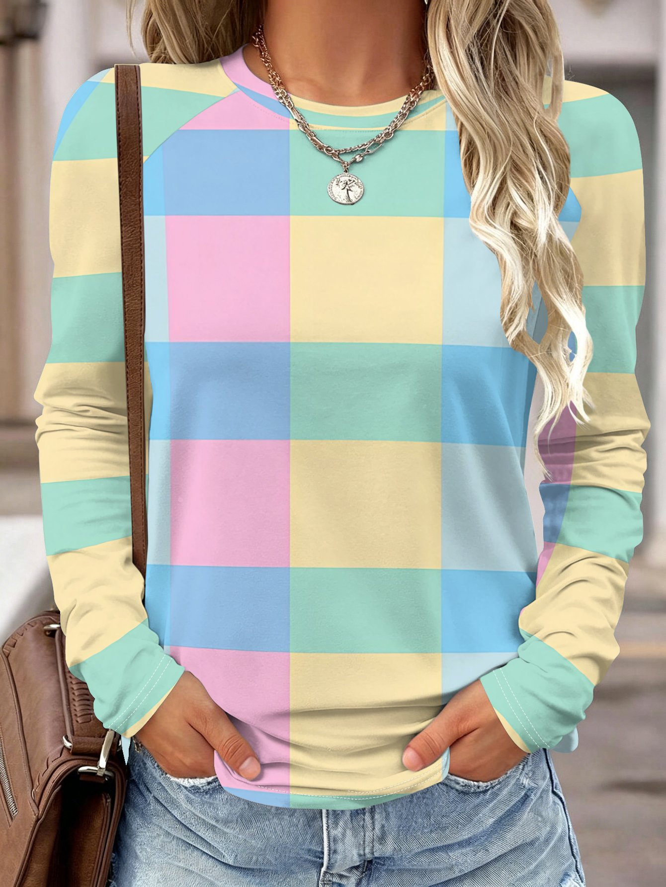 Camisa de manga larga para muj - Wallpaper reseña y precio