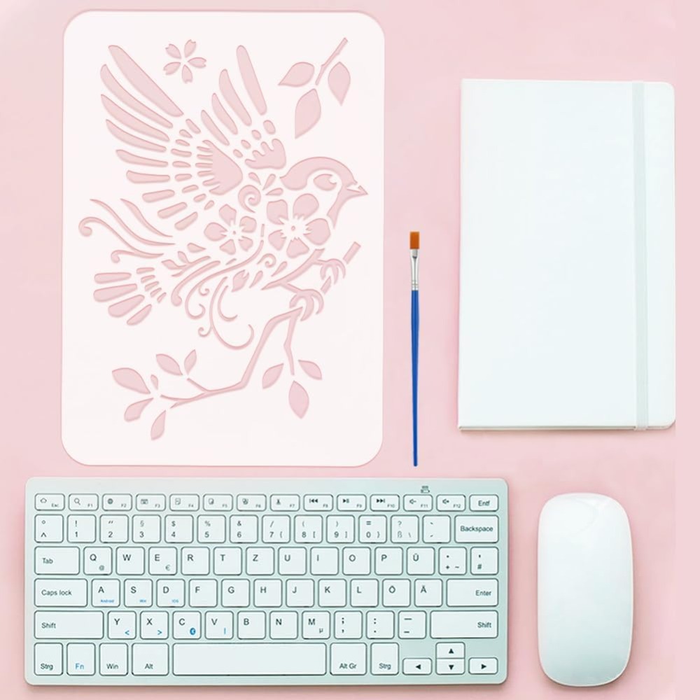 Plantilla de dibujo de gorrion - Paint Brush reseña y precio