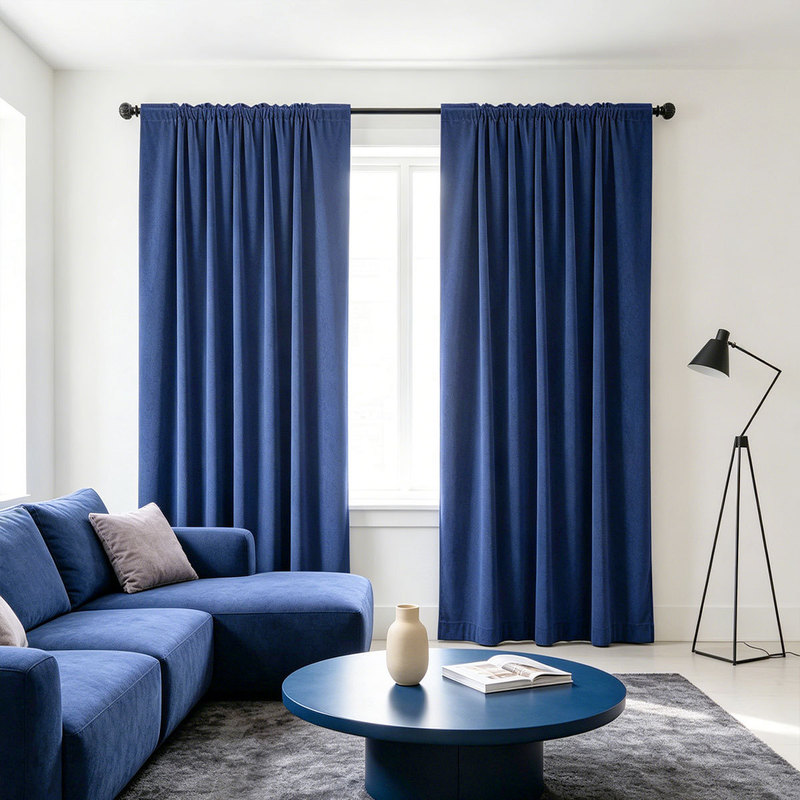 2 cortinas de terciopelo liso  - Curtain Rods reseña y precio