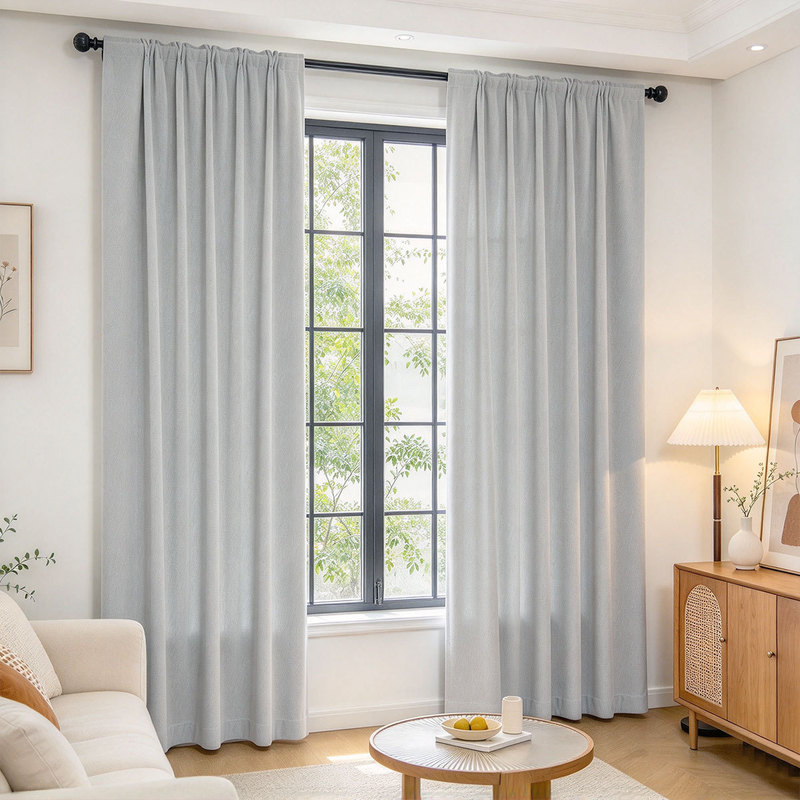 2 cortinas de terciopelo liso  - Curtain Rods reseña y precio