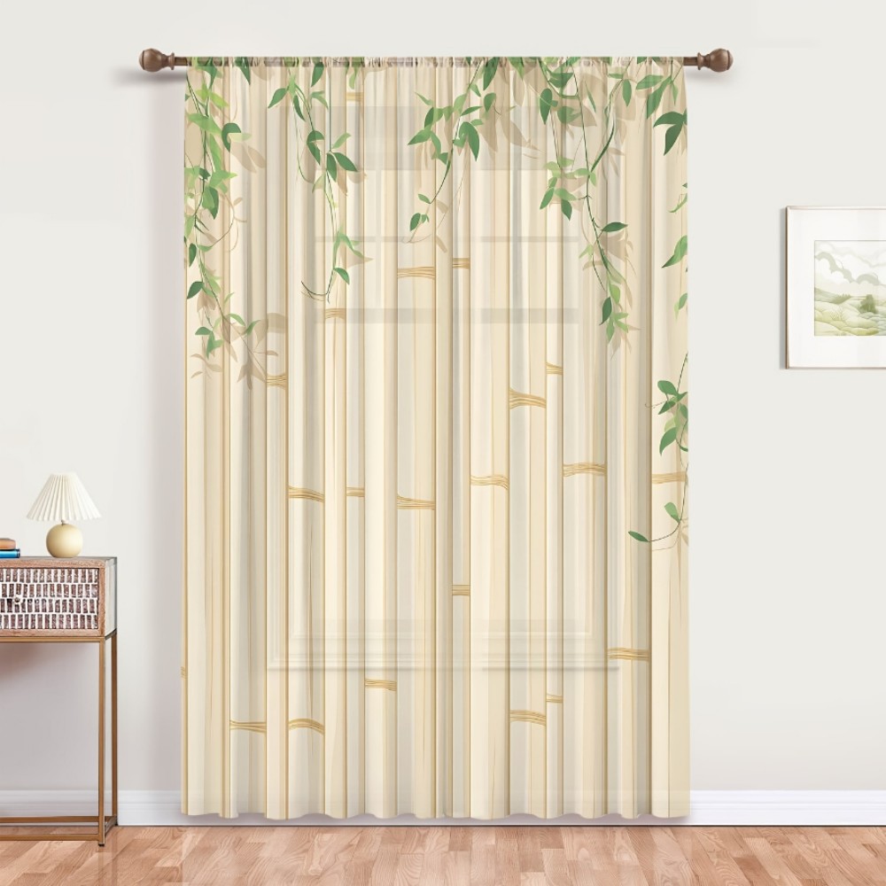 Cortina Transparente con Estam - Curtain Rods reseña y precio