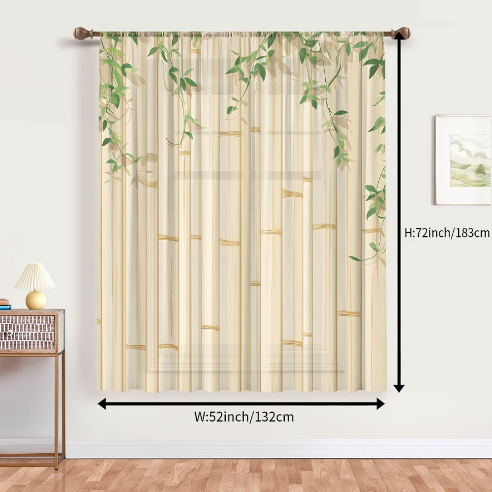 Cortina Transparente con Estam - Curtain Rods reseña y precio