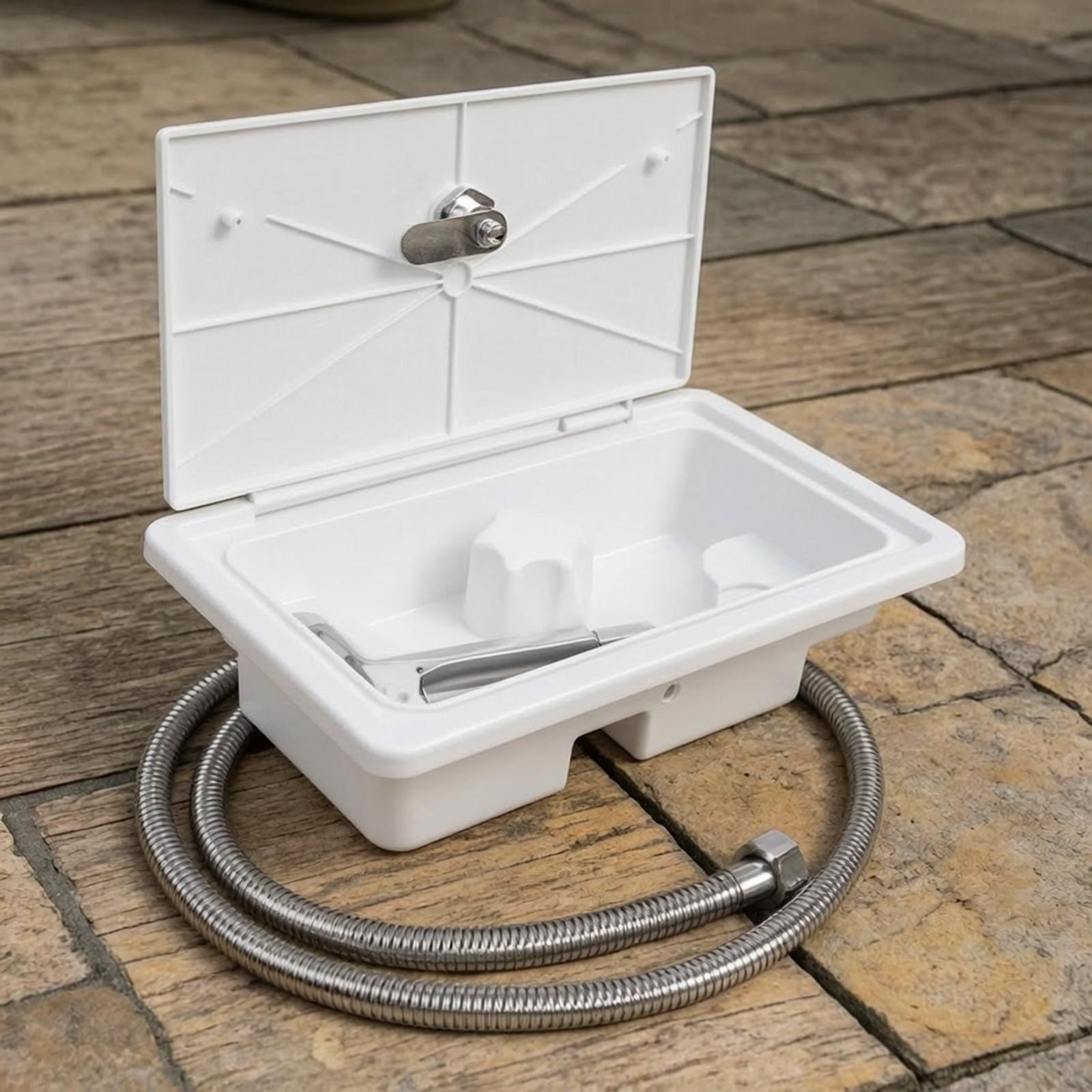 Caja de ducha para autocaravan - Faucet reseña y precio