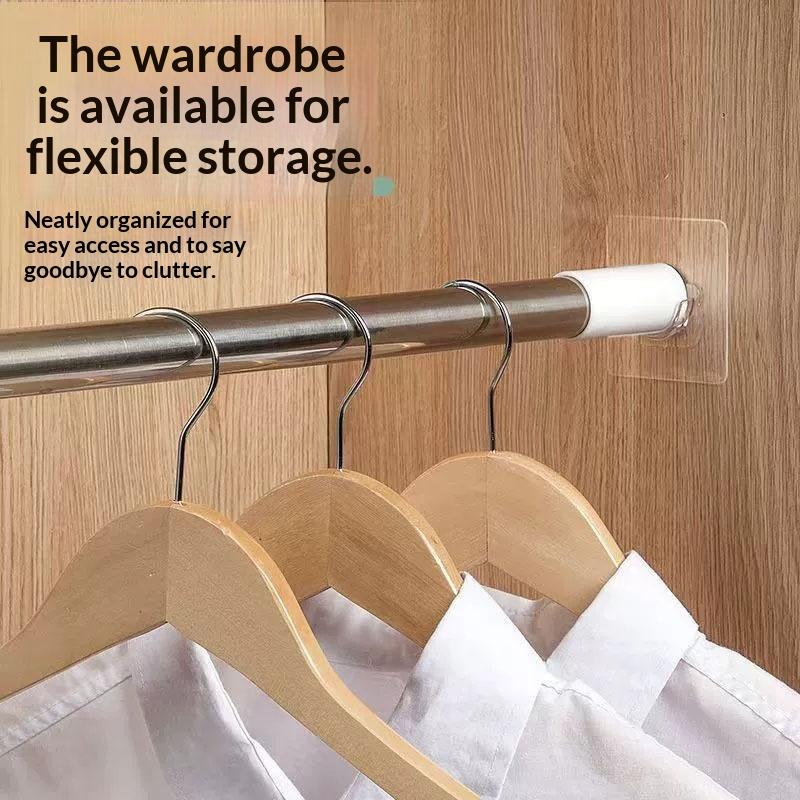 4 piezas de soportes transpare - Curtain Rods reseña y precio