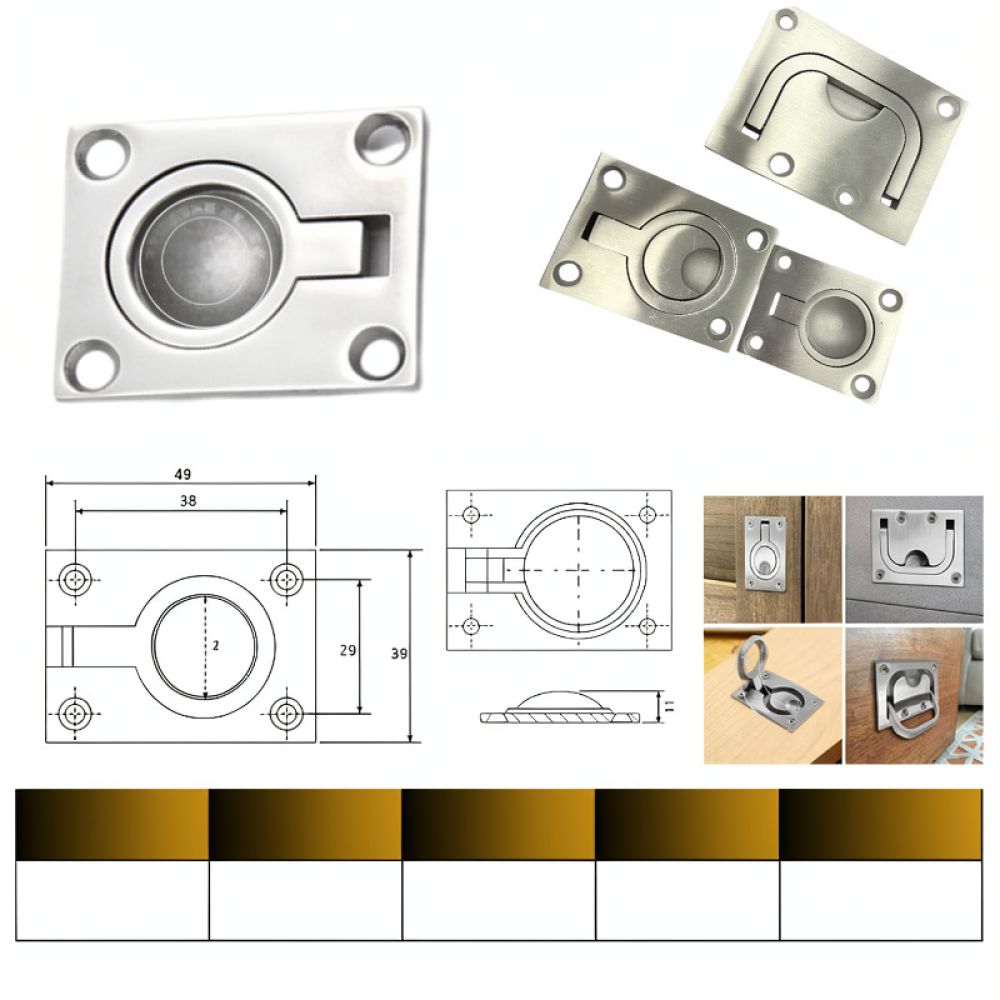 Tirador de anillo oculto de ac - Door Handle reseña y precio