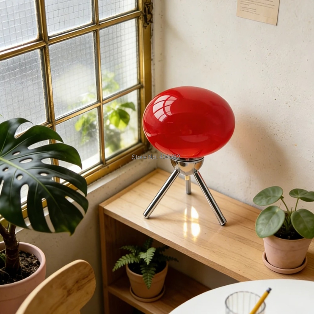 Lámpara de mesa de cristal con - Light Switch reseña y precio
