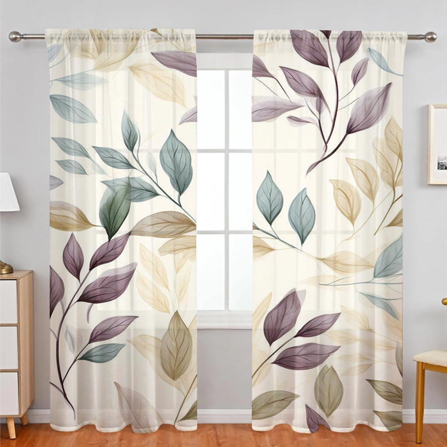 2 cortinas translúcidas, estam - Curtain Rods reseña y precio