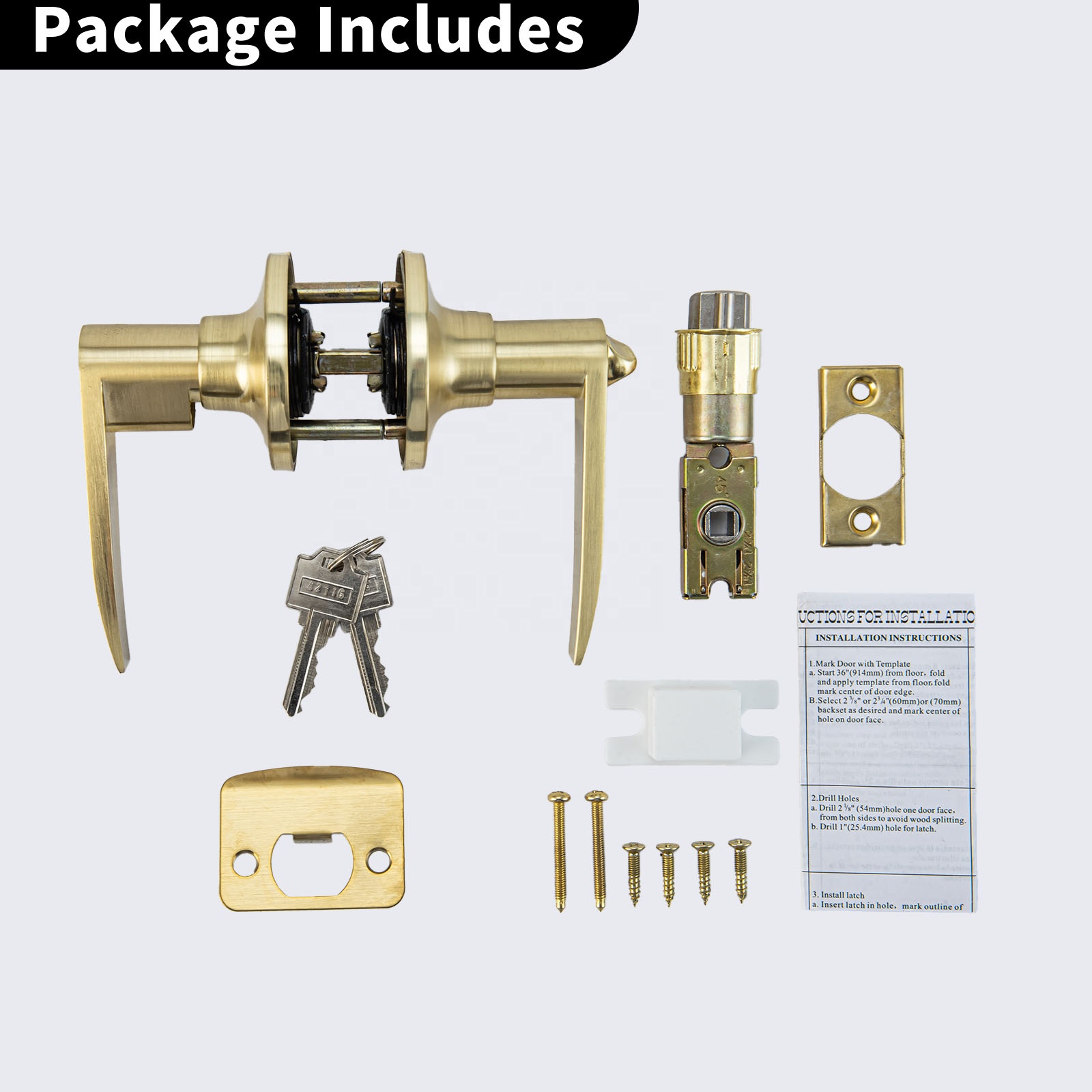 Cerraduras de Puerta de Aleaci - Door Handle reseña y precio